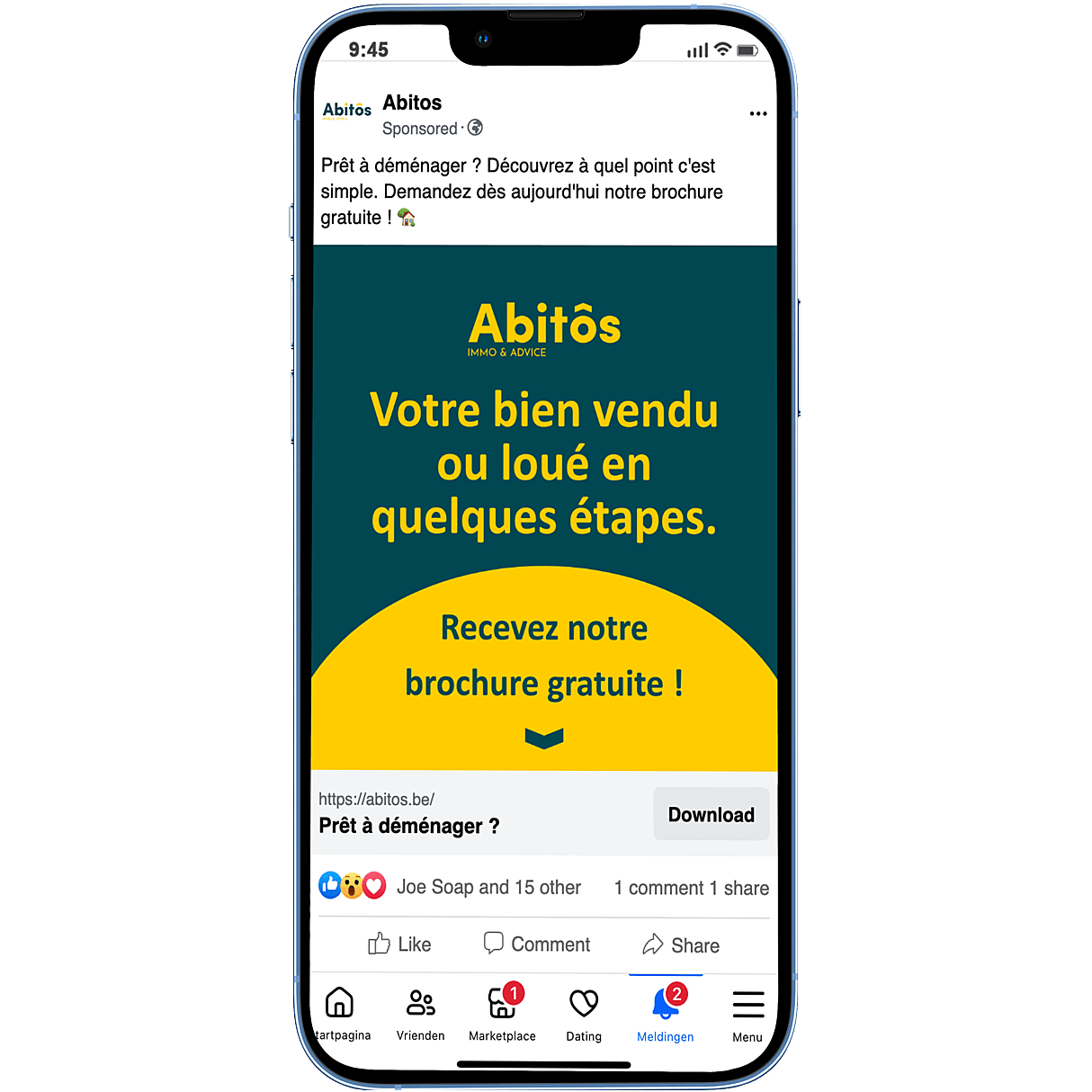 Faites de la publicité sur Google, Facebook, Instagram et LinkedIn via Zimmo