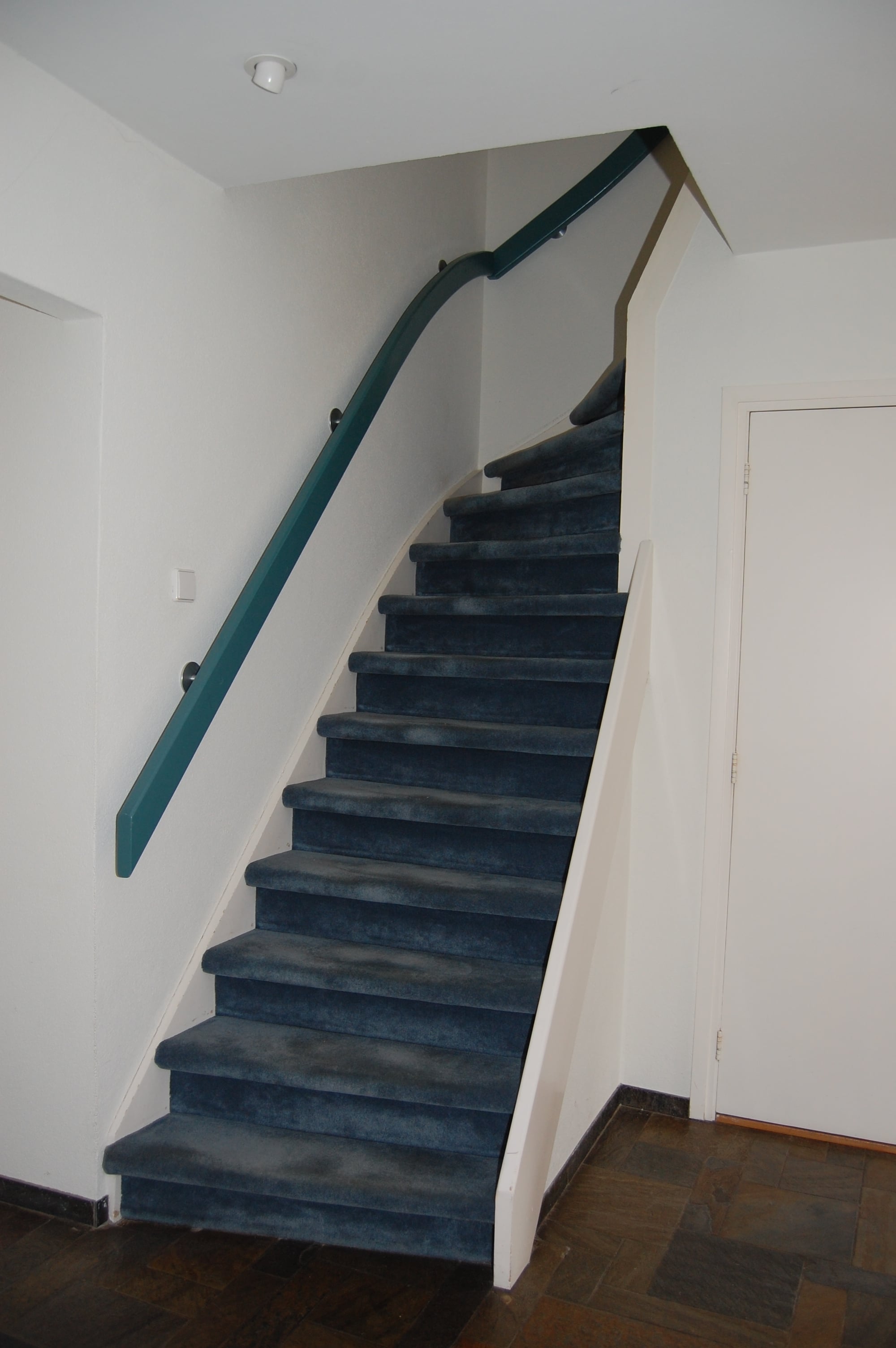 Gestoffeerde trap