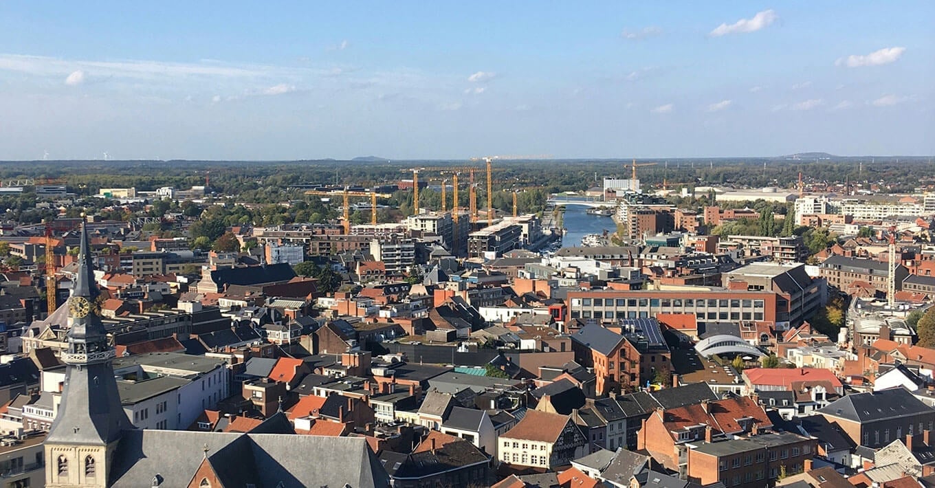 Hasselt in vogelperspectief - Zimmo