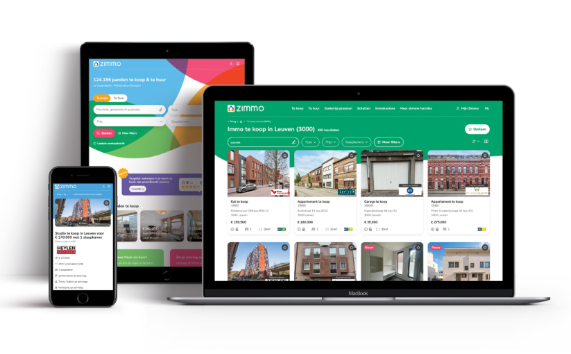 Zimmo lanceert volledig vernieuwd vastgoedplatform en introduceert reviews