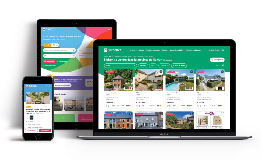 Zimmo lance une plateforme immobilière repensée et introduit les “reviews”