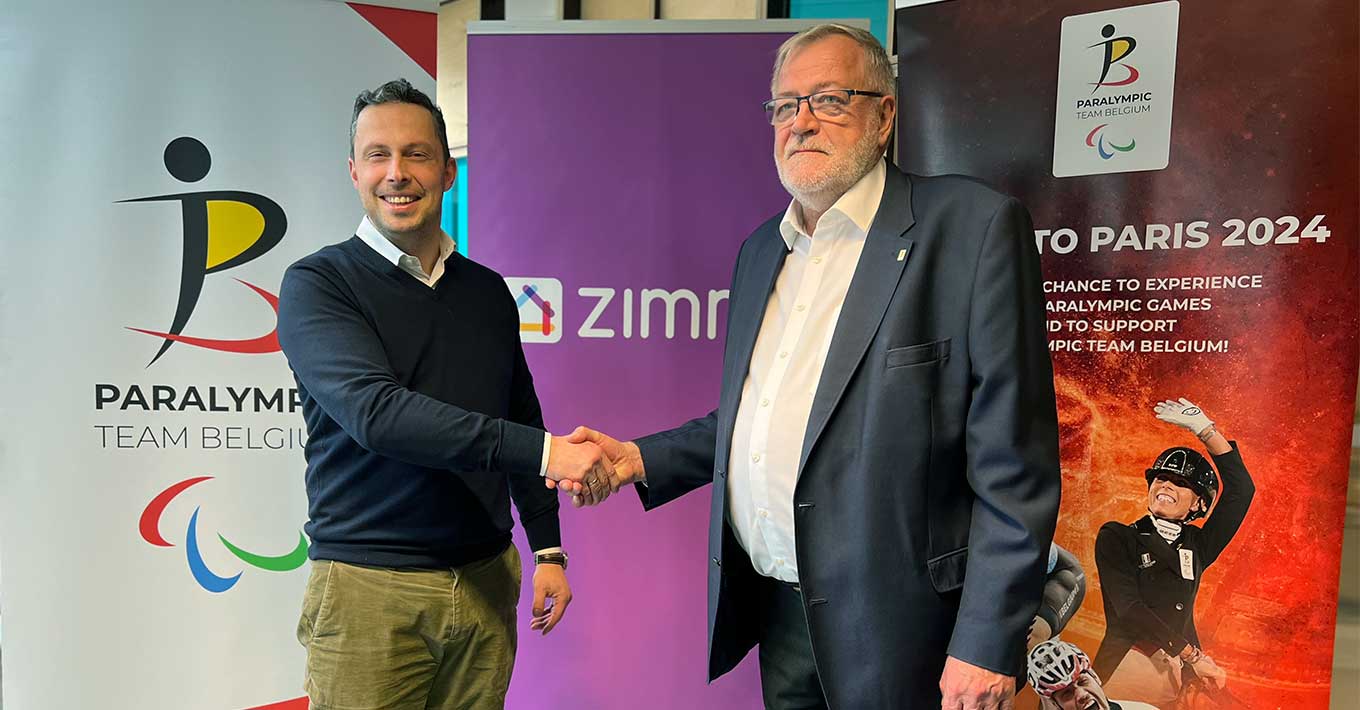 Zimmo devient sponsor principal du Comité Paralympique Belge