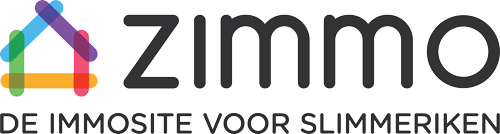 Zimmo logo met NL baseline - Te gebruiken bij: lichte achtergrondkleur