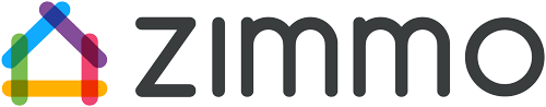 Zimmo logo - Te gebruiken bij: lichte achtergrondkleur
