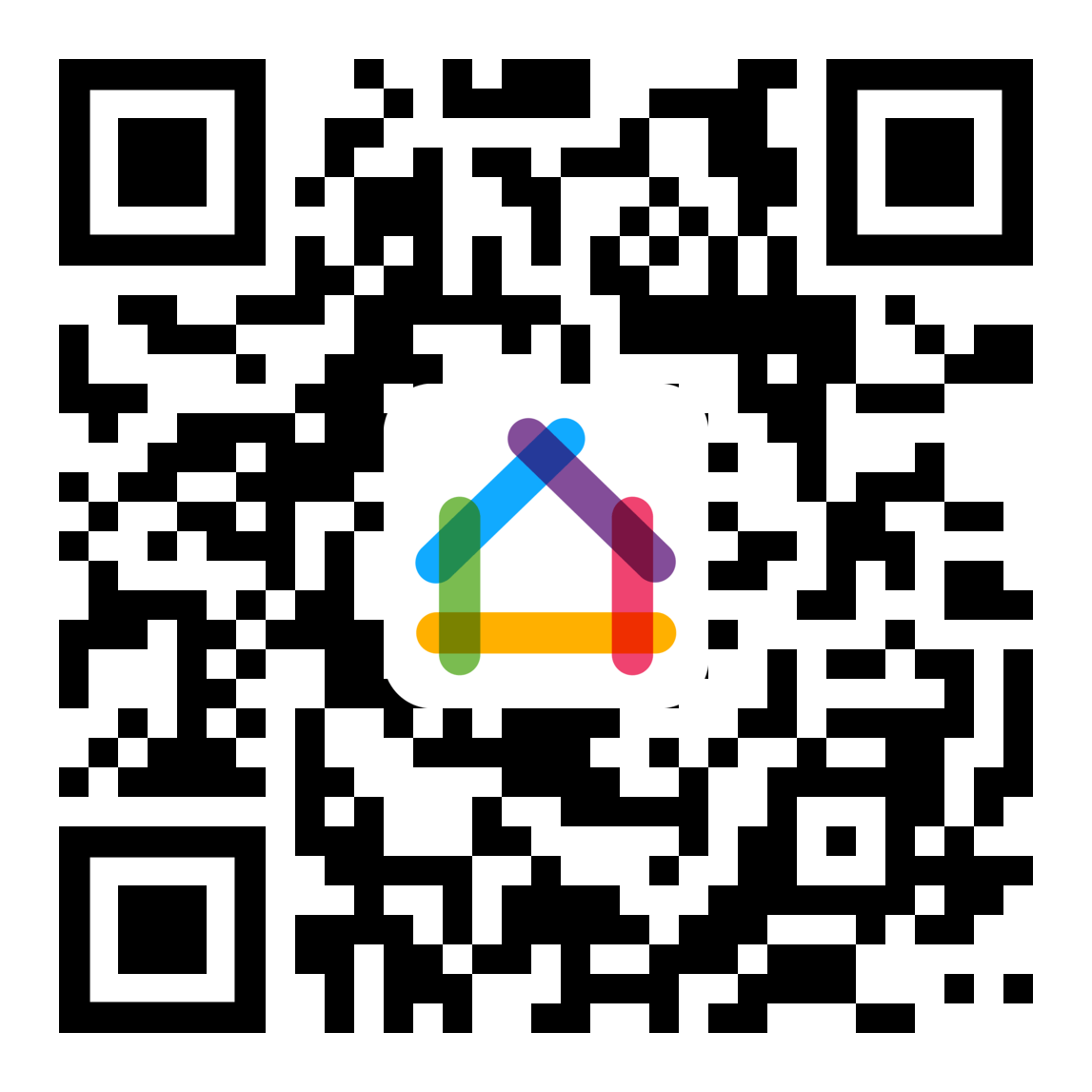 QR-code waarmee je Zimmo app kan downloaden.